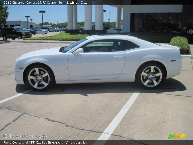 Summit White / Gray 2010 Chevrolet Camaro SS/RS Coupe