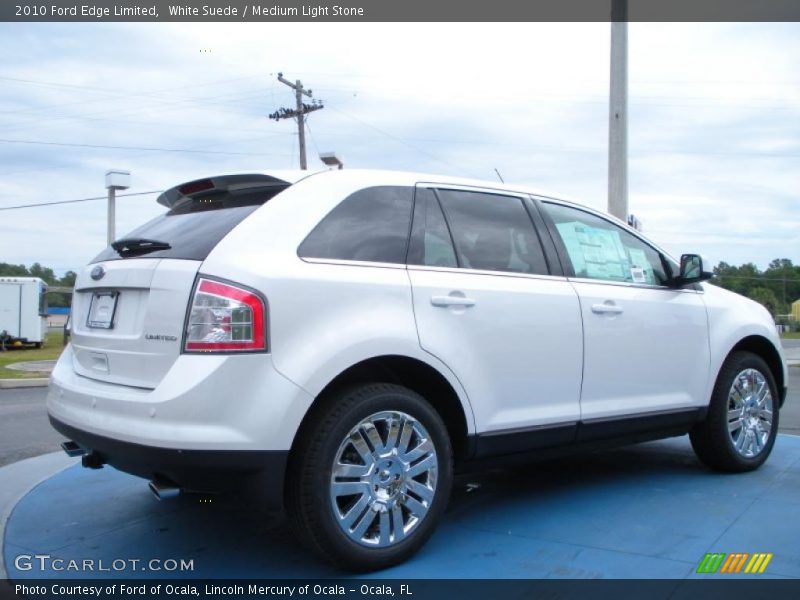 White Suede / Medium Light Stone 2010 Ford Edge Limited