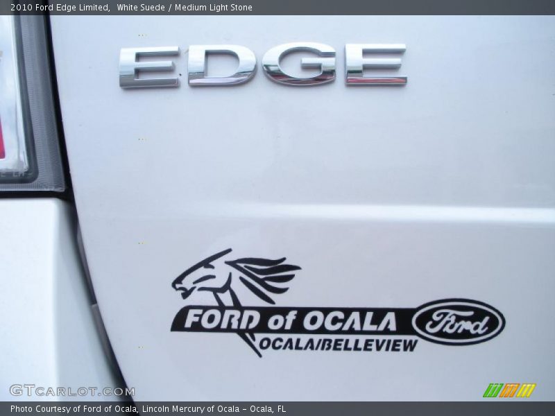 White Suede / Medium Light Stone 2010 Ford Edge Limited