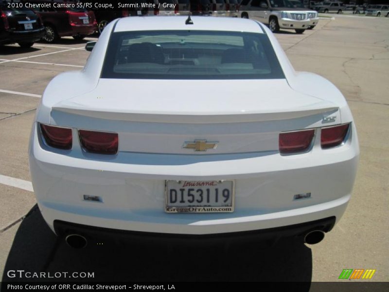 Summit White / Gray 2010 Chevrolet Camaro SS/RS Coupe