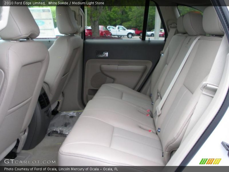 White Suede / Medium Light Stone 2010 Ford Edge Limited