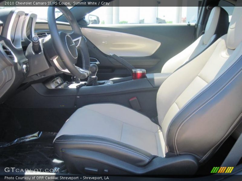 Summit White / Gray 2010 Chevrolet Camaro SS/RS Coupe