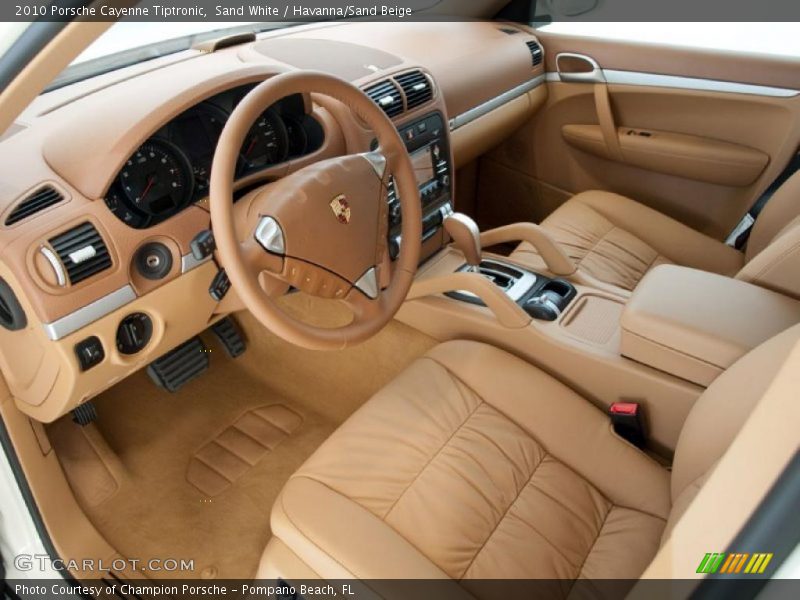 Sand White / Havanna/Sand Beige 2010 Porsche Cayenne Tiptronic