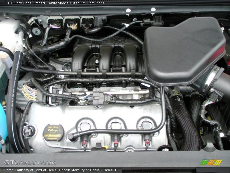 White Suede / Medium Light Stone 2010 Ford Edge Limited