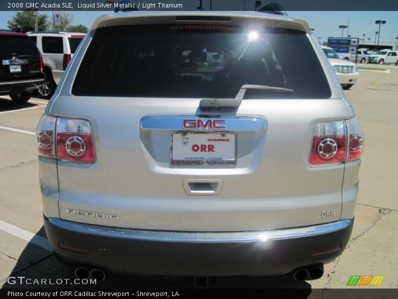 Liquid Silver Metallic / Light Titanium 2008 GMC Acadia SLE