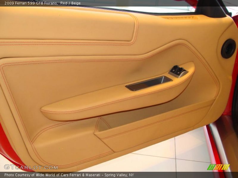 Red / Beige 2009 Ferrari 599 GTB Fiorano