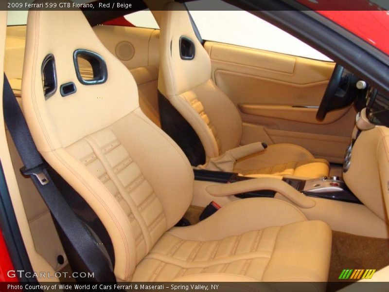 Red / Beige 2009 Ferrari 599 GTB Fiorano