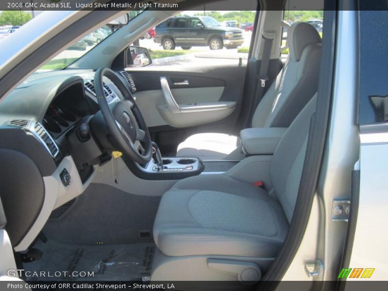 Liquid Silver Metallic / Light Titanium 2008 GMC Acadia SLE