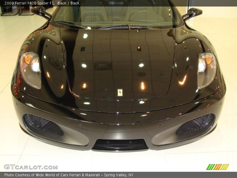 Black / Black 2009 Ferrari F430 Spider F1