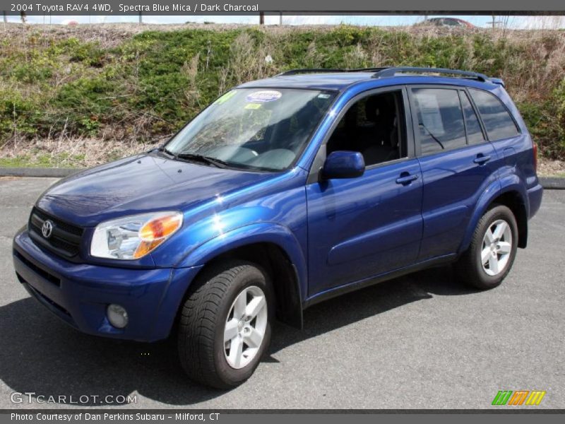 Spectra Blue Mica / Dark Charcoal 2004 Toyota RAV4 4WD