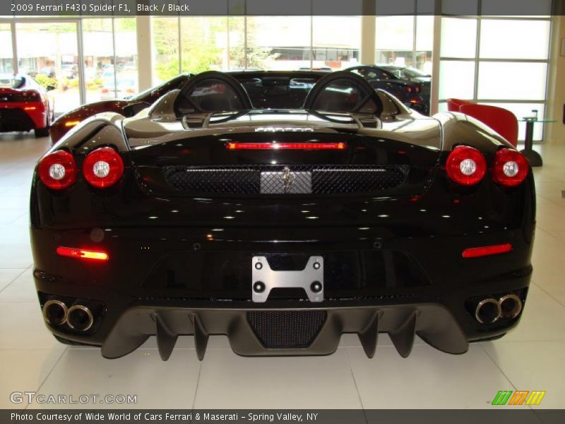 Black / Black 2009 Ferrari F430 Spider F1