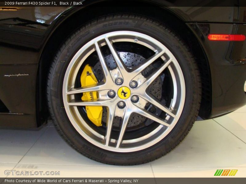 Black / Black 2009 Ferrari F430 Spider F1