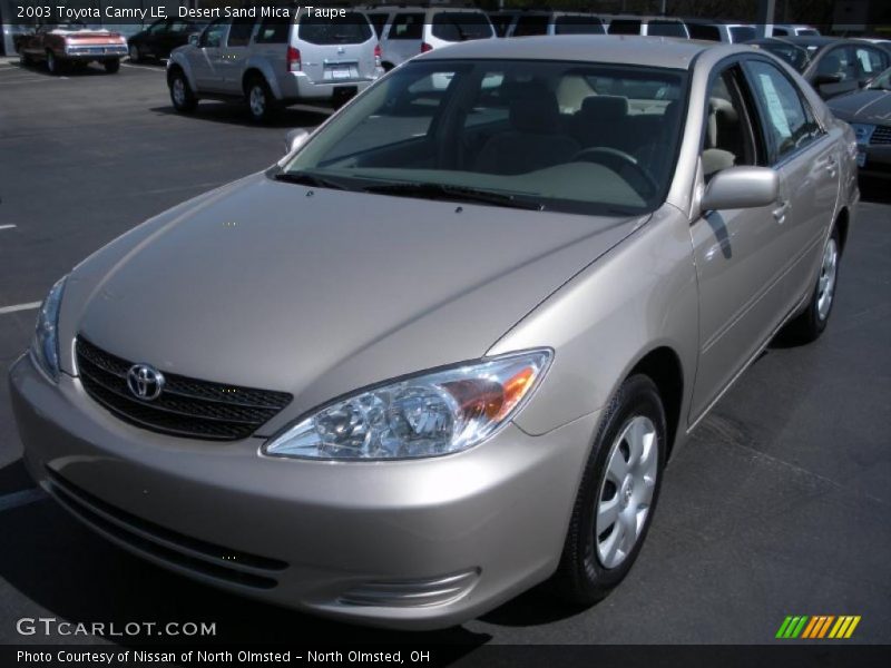 Desert Sand Mica / Taupe 2003 Toyota Camry LE