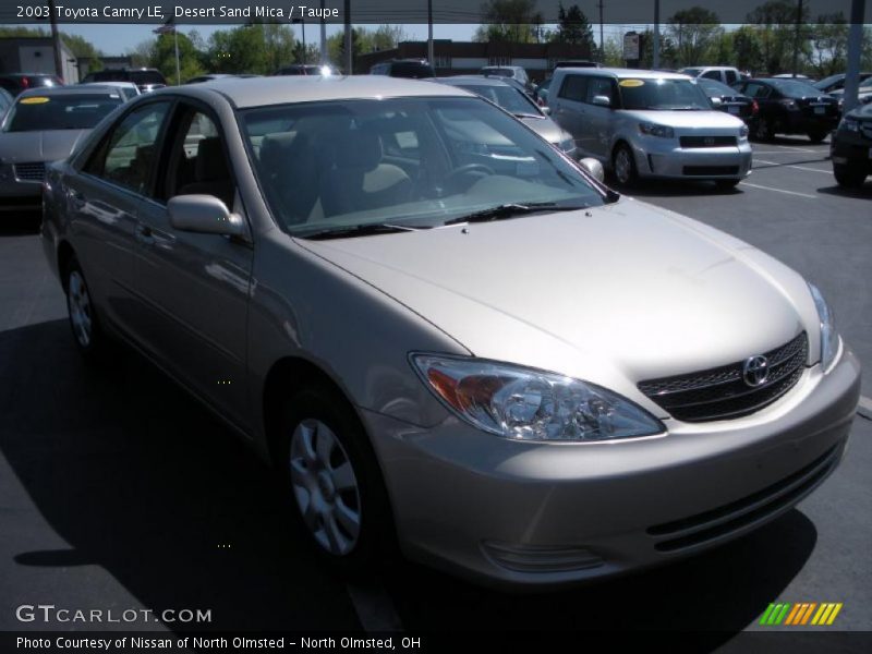 Desert Sand Mica / Taupe 2003 Toyota Camry LE