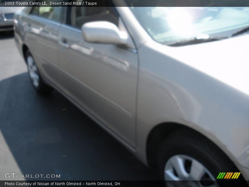 Desert Sand Mica / Taupe 2003 Toyota Camry LE