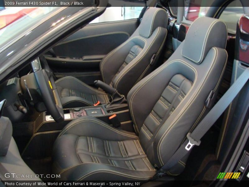 Black / Black 2009 Ferrari F430 Spider F1