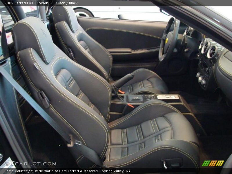 Black / Black 2009 Ferrari F430 Spider F1
