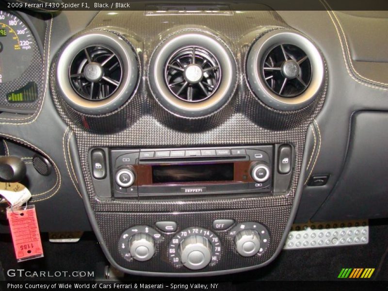 Black / Black 2009 Ferrari F430 Spider F1
