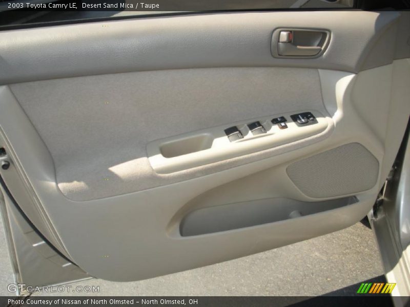 Desert Sand Mica / Taupe 2003 Toyota Camry LE