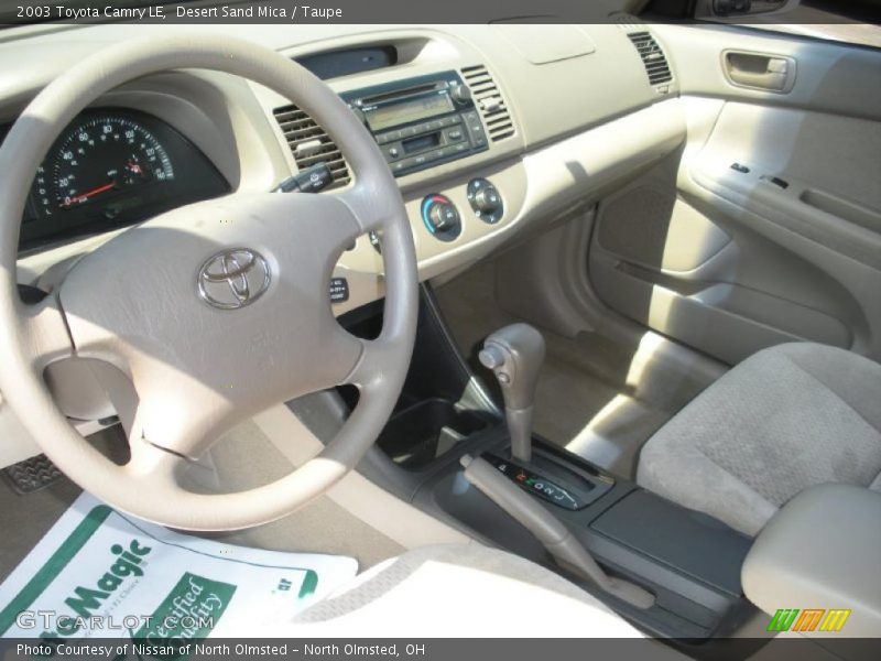 Desert Sand Mica / Taupe 2003 Toyota Camry LE
