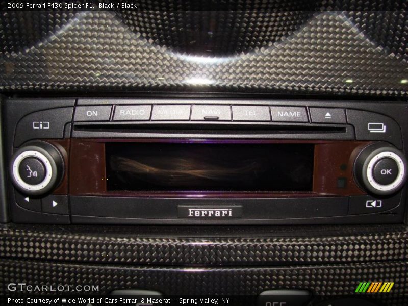 Black / Black 2009 Ferrari F430 Spider F1