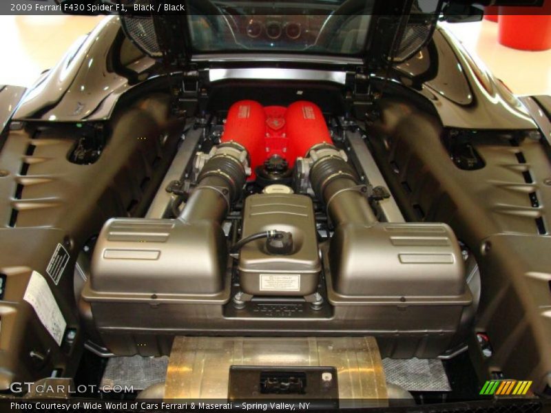 Black / Black 2009 Ferrari F430 Spider F1