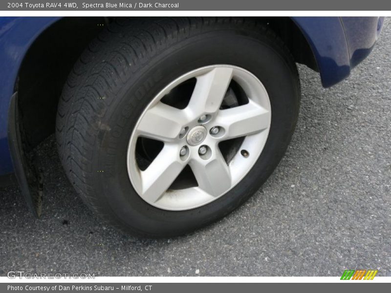 Spectra Blue Mica / Dark Charcoal 2004 Toyota RAV4 4WD
