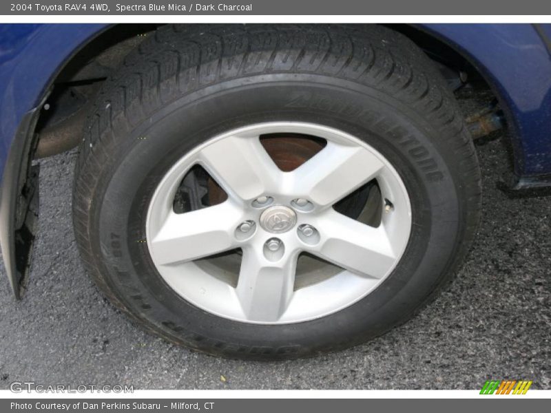 Spectra Blue Mica / Dark Charcoal 2004 Toyota RAV4 4WD