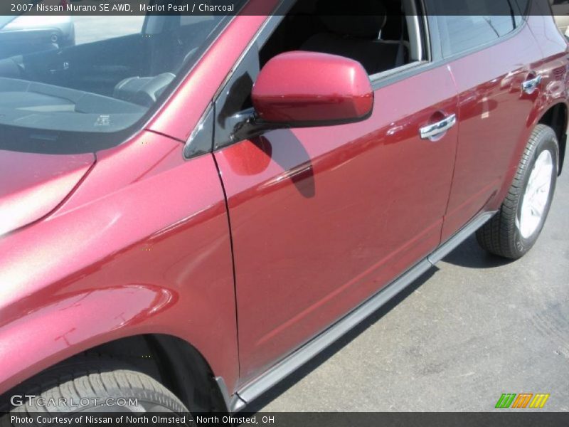 Merlot Pearl / Charcoal 2007 Nissan Murano SE AWD