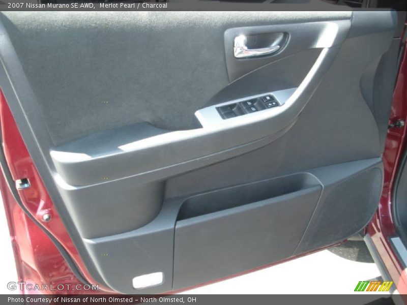 Merlot Pearl / Charcoal 2007 Nissan Murano SE AWD