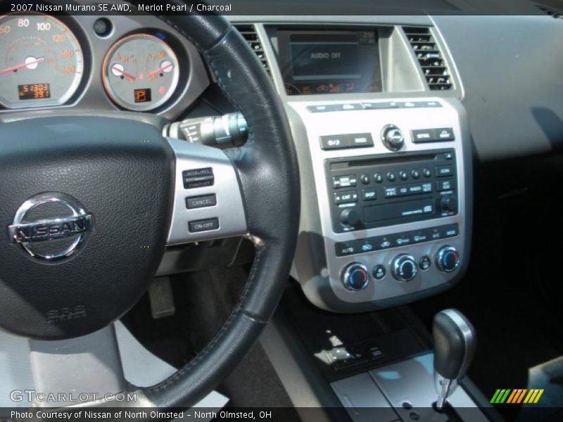 Merlot Pearl / Charcoal 2007 Nissan Murano SE AWD