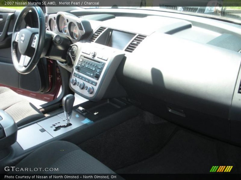 Merlot Pearl / Charcoal 2007 Nissan Murano SE AWD