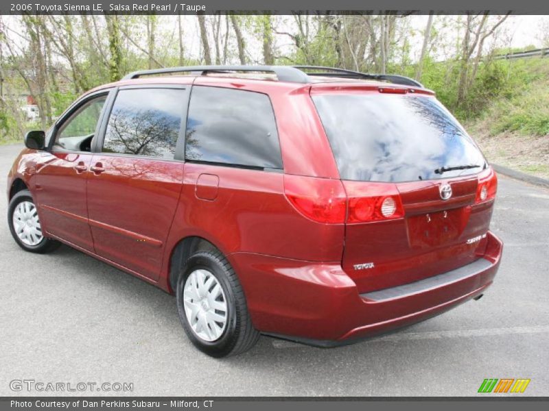 Salsa Red Pearl / Taupe 2006 Toyota Sienna LE