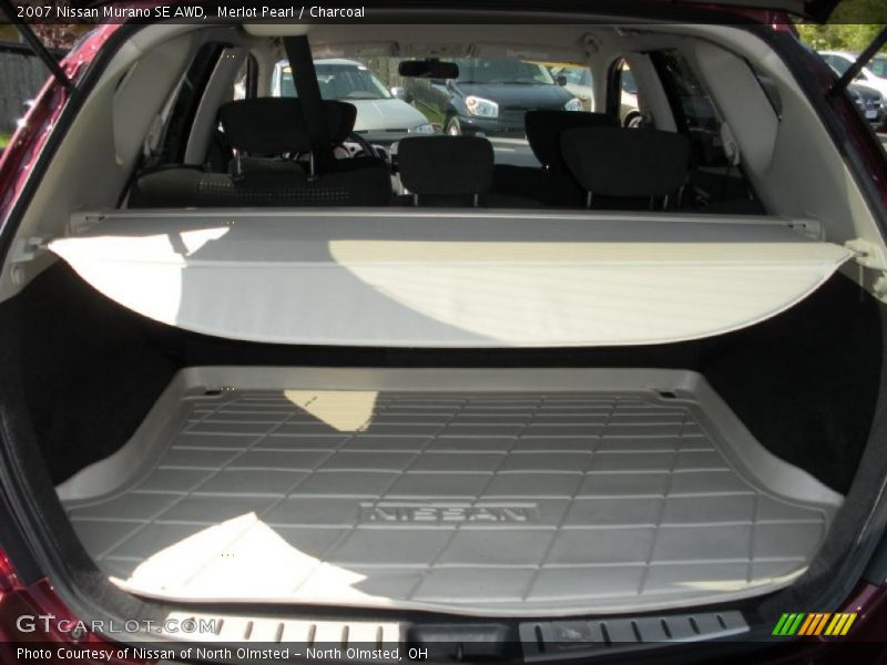 Merlot Pearl / Charcoal 2007 Nissan Murano SE AWD