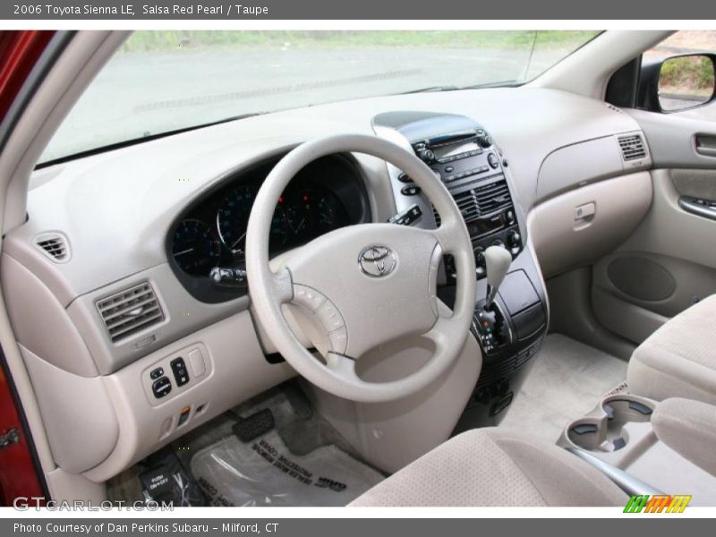 Salsa Red Pearl / Taupe 2006 Toyota Sienna LE