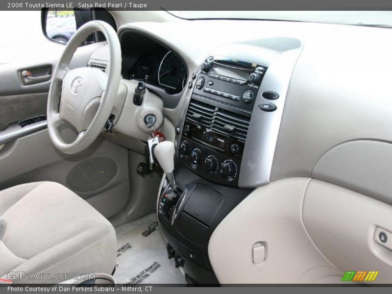 Salsa Red Pearl / Taupe 2006 Toyota Sienna LE