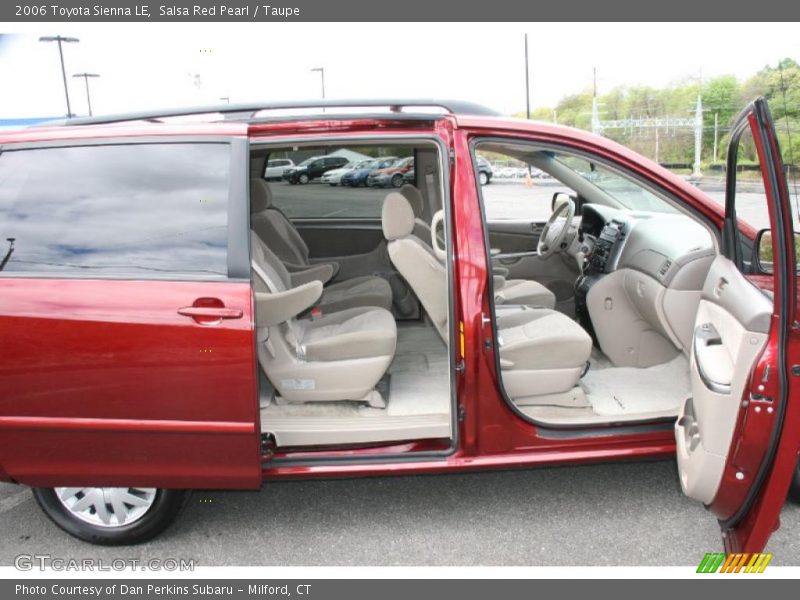 Salsa Red Pearl / Taupe 2006 Toyota Sienna LE