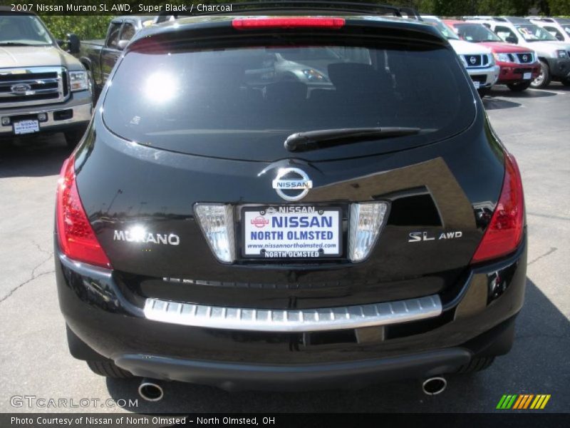 Super Black / Charcoal 2007 Nissan Murano SL AWD