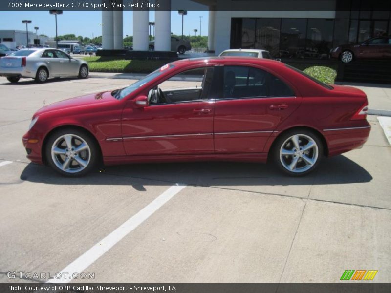 Mars Red / Black 2006 Mercedes-Benz C 230 Sport