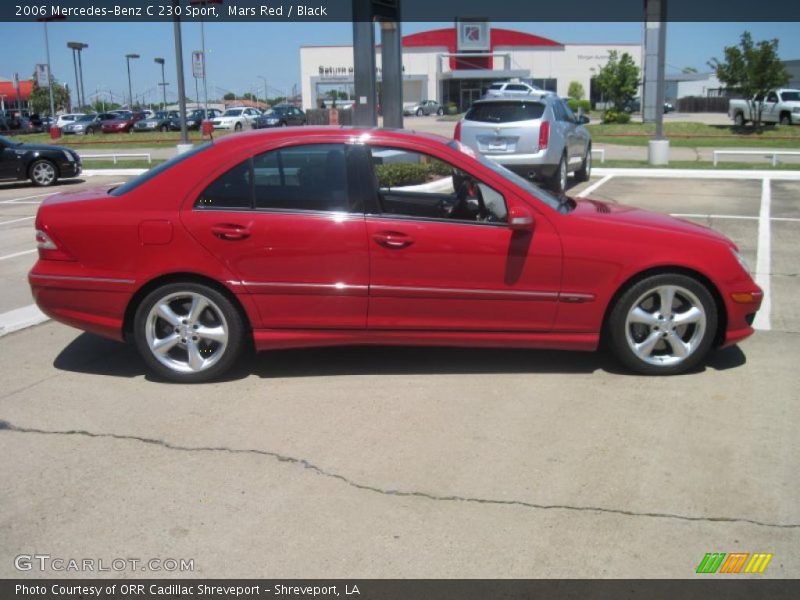 Mars Red / Black 2006 Mercedes-Benz C 230 Sport