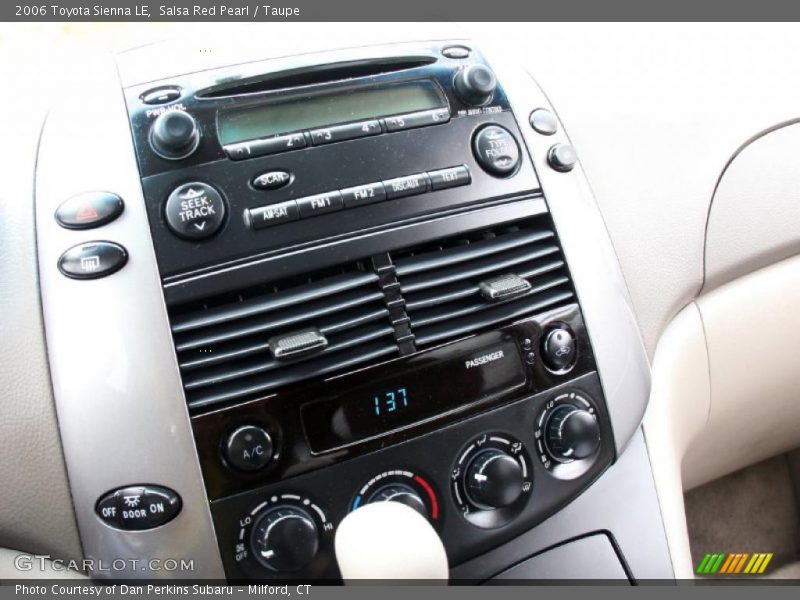 Salsa Red Pearl / Taupe 2006 Toyota Sienna LE