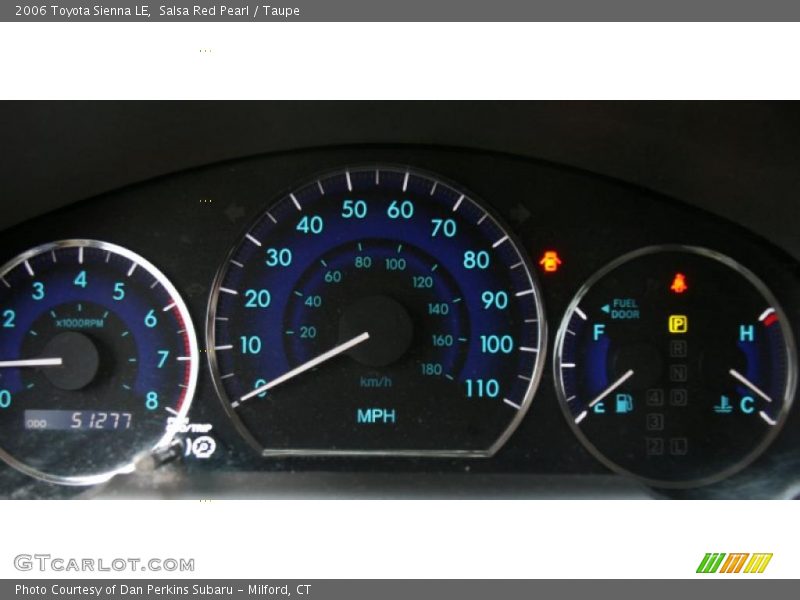 Salsa Red Pearl / Taupe 2006 Toyota Sienna LE