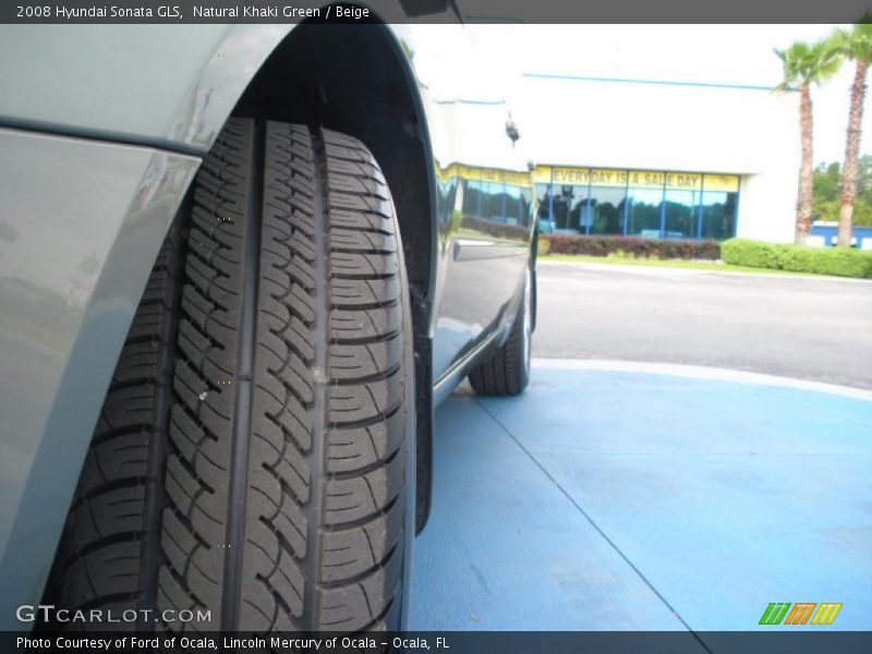 Natural Khaki Green / Beige 2008 Hyundai Sonata GLS