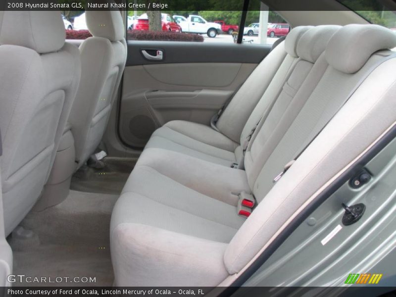Natural Khaki Green / Beige 2008 Hyundai Sonata GLS
