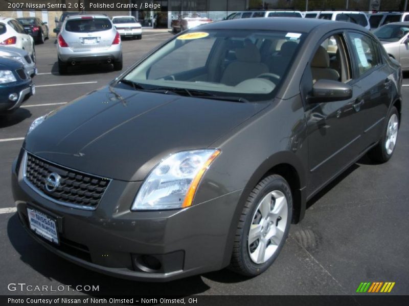 Polished Granite / Beige 2007 Nissan Sentra 2.0 S