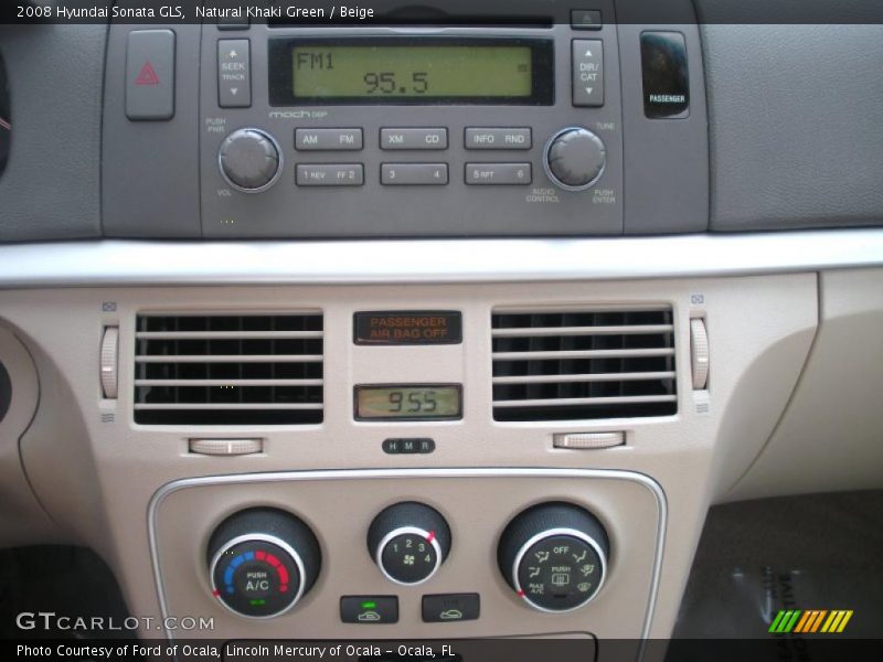 Natural Khaki Green / Beige 2008 Hyundai Sonata GLS