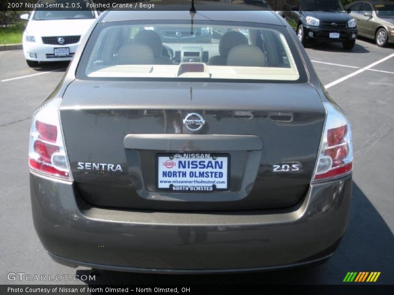Polished Granite / Beige 2007 Nissan Sentra 2.0 S