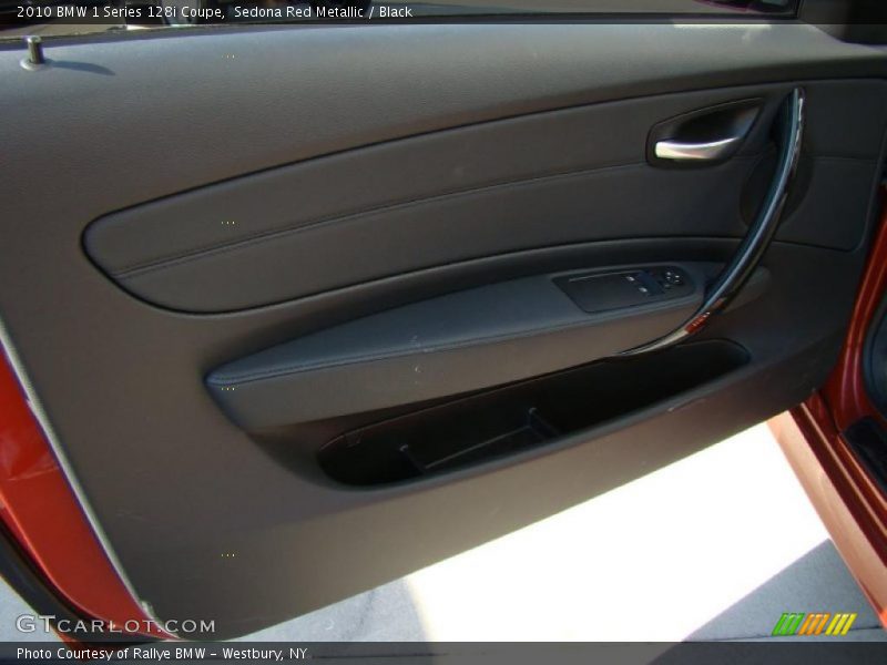 Sedona Red Metallic / Black 2010 BMW 1 Series 128i Coupe