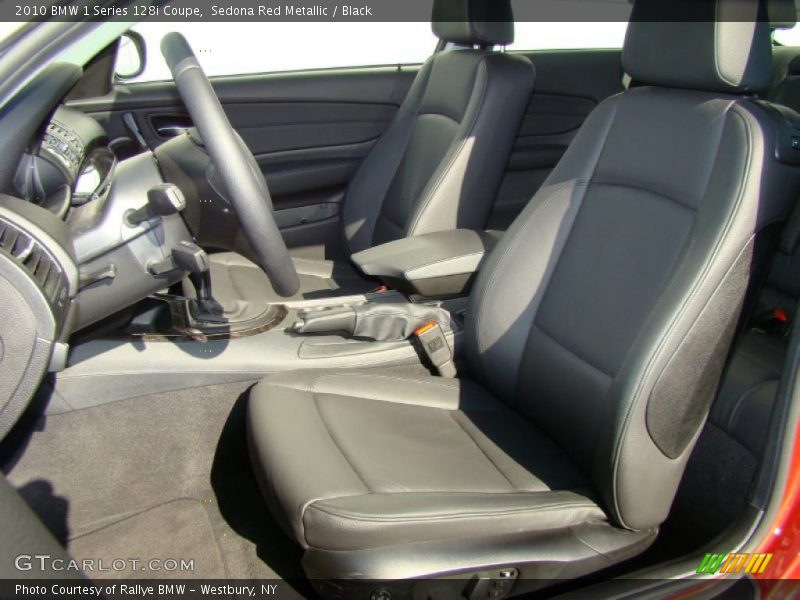Sedona Red Metallic / Black 2010 BMW 1 Series 128i Coupe