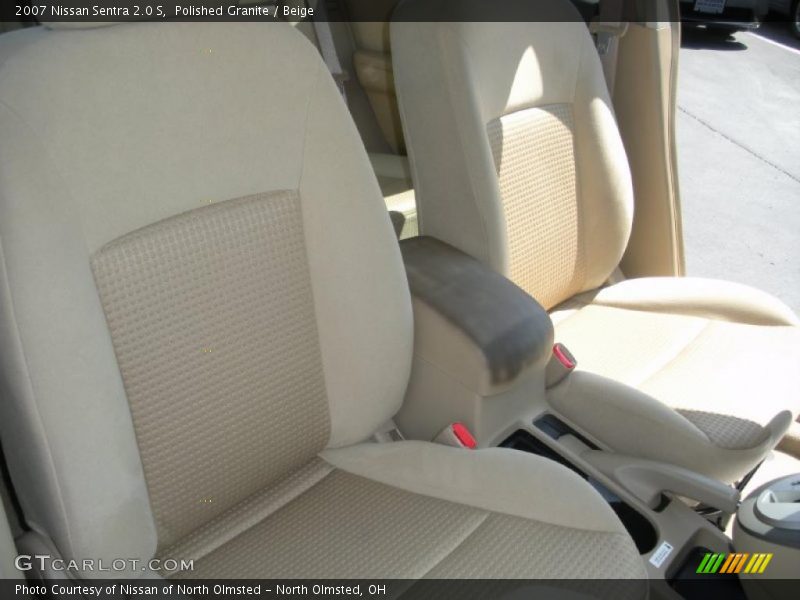 Polished Granite / Beige 2007 Nissan Sentra 2.0 S
